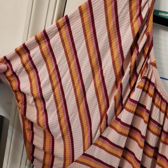 NWT Lane Bryant Striped Square Tie Neck Top in Size 26/28 - Picture 5 of 12